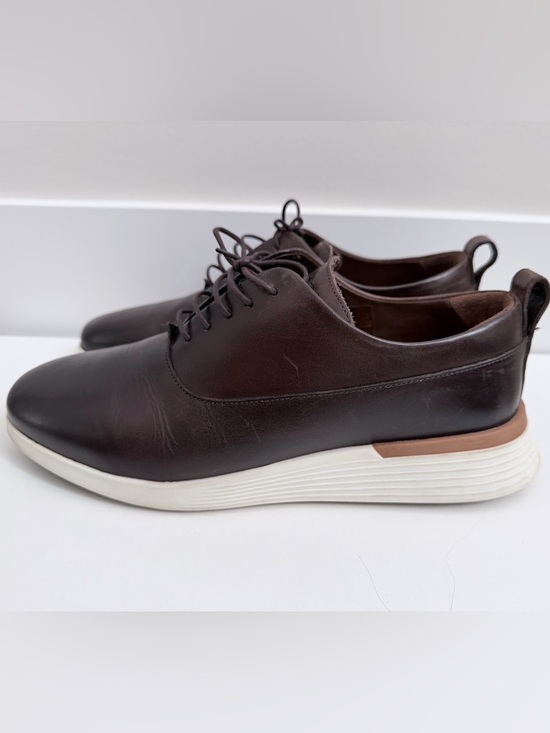 Wolf & Shepherd Crossover Longwing Leather Hybrid Dress Shoe Brown Size 8.5 US